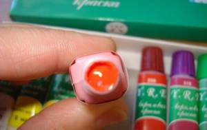 Acrylic nail paint