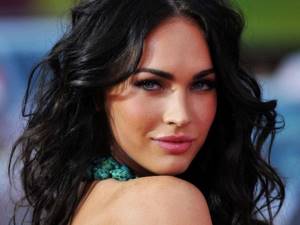 Actress Megan Fox captivates with the beauty of her eyes