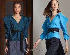 blouses with cut out sleeves fashionable women&#39;s stylish photos 2019