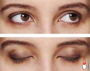 бронзовый макияж глаз