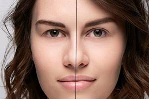 Eyebrows - Correct makeup for looming eyelids
