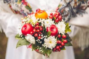 Bouquet of fruits and vegetables