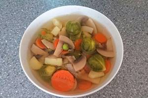 Quick diet soup - recipes