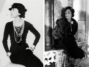 Coco Chanel black dress