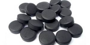 Черный активированный уголь в таблетках