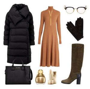 Black down jacket - for every day in the office: 7 looks for busy women