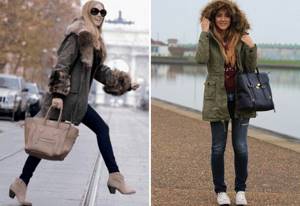 what to wear with a parka in winter