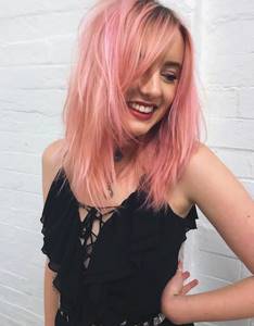 Цвет волос розовый кварц на светло-русые волосы