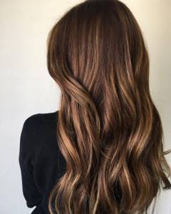 Hair color brown