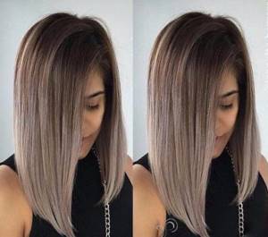 Colored strands 2021. Current trends in coloring medium hair