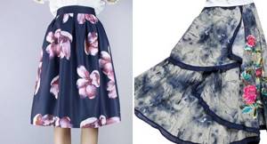 floral skirts