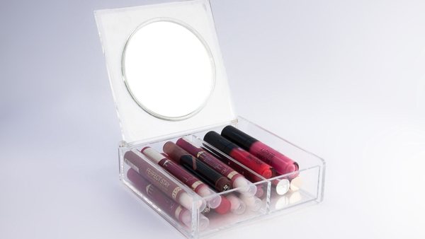 Even bright gloss in a tube will be transparent on the lips