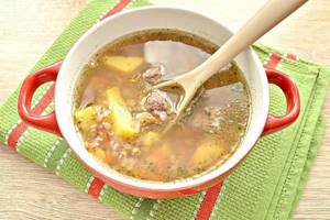Dietary buckwheat soup - recipes