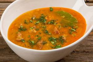 Dietary lentil soup - recipes