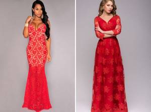 long red dresses