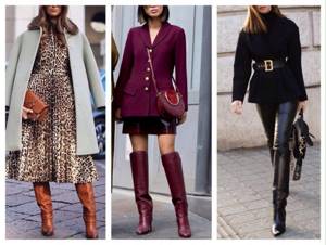 long boots spring looks