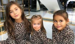 Daughters of Oksana Samoilova: Ariela, Maya and Leya