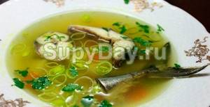 Homemade mackerel soup