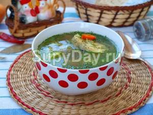 Homemade fish soup