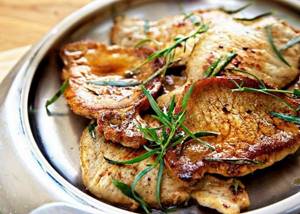 Pork escalope. Recipe in the oven, slow cooker, in a frying pan with tomatoes, cheese, mushrooms, potatoes. Photo step by step 