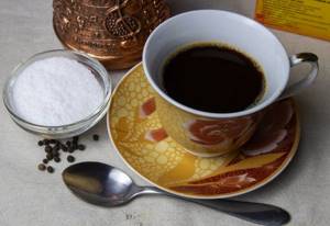 фото кофе с солью и перцем