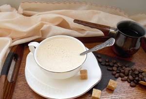 photo of coffee with cheese and milk