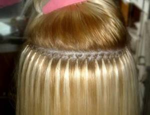 Photo: hair extensions - a quick way to increase hair length and thickness