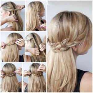 photo of hairstyles for long flowing hair