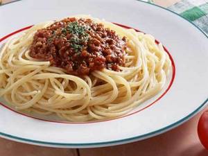 Photo of spaghetti sauce with minced meat