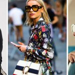Urban fashionistas in sunglasses. New items and looks for spring 2021 