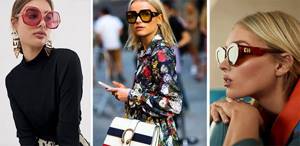 Городские модницы в солнечных очках. Новинки и образы для весны 2021