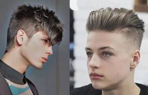 Grunge haircut for teenage boys