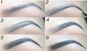 How to paint eyebrows with shadows and wax