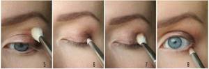 how to paint eyes with eye shadow small eyes