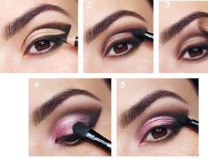 How to beautifully make up eyes with drooping eyelids. Beautiful makeup step by step with photos for beginners 