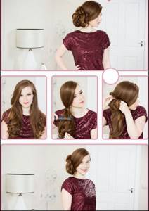 Как красиво собрать волосы сбоку: урок прически на свадьбу или выпускной