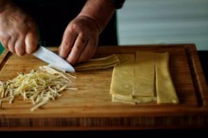 How to cut and how long to cook homemade noodles?