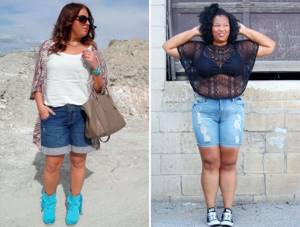 how to wear shorts for plus size girls
