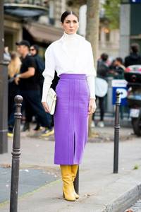 How to wear a pencil skirt in autumn