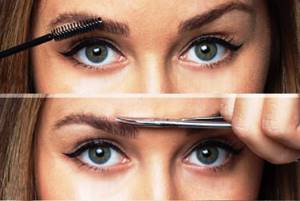 How to trim eyebrows