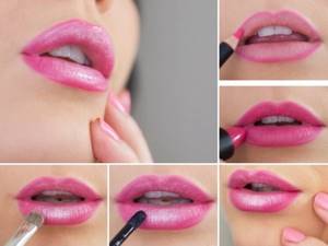 How to get full lips: shimmer