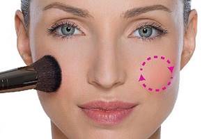 How to properly apply blush on your face, step by step where to apply