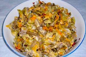 How to prepare a delicious “Obzhorka” salad with liver