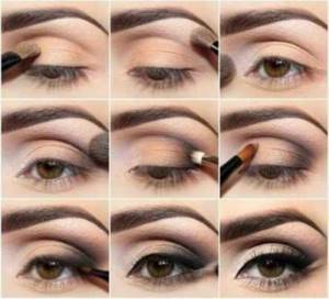 How to make your eyes bigger with eyeliner. Using a contour pencil 