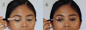 How to do light evening makeup step 4