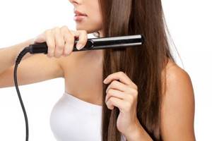 How to straighten your hair with an iron