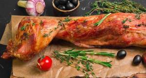How to bake a whole rabbit in the oven in a sleeve, foil. Recipe 