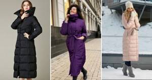 What long down jackets are in fashion in winter 2019-2020