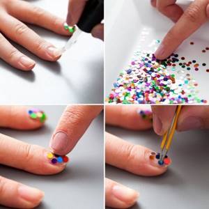 Kamifubuki for nail design. Photos on nails, how to use, video 