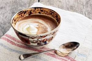 Cappuccino - hot chocolate